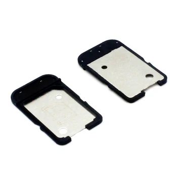 10vnt/daug Originalių Single/Dual SIM Card Tray laikiklis Lizdas Sony Xperia C5 Ultra XA F8332 F3112 F3116 XZ E5563 E5553 E5506