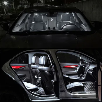 TPKE 8Pcs Balta Canbus LED Lempos, Automobilių Lemputės Interjero Rinkinys. 2019 M. 2020 M. Subaru Forester Žemėlapis Dome Kamieno Licenciją Plokštelės Šviesos
