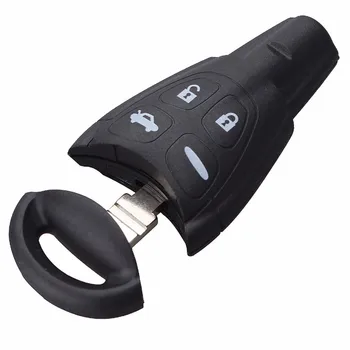 Wilongda 4 Mygtukai Automobilio Pakeitimo Nuotolinio Valdymo Raktas Fob Shell Mygtuką su Baterija Klavišą Padengti Su Tuščia SAAB