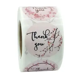 Qiduo Gėlių lipdukas Ačiū už lipdukas dovana voko antspaudas vestuvių dekoravimas turas klijuojamas lipdukas sandarinimo etikečių