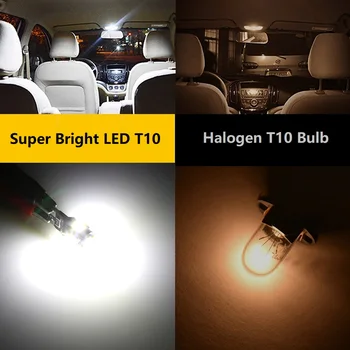 10x T10 W5W LED Lemputės Automobilių Šviesos Citroen C5, C3, C4, Picasso Xsara Berlingo, Saxo C2 C1 C4L DS3 Xantia 2 DS4 C8 2CV Priedai