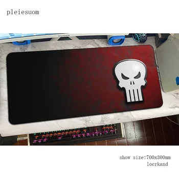 Punisher kaukolė padmouse Xxl žaidimų kilimėlis žaidimas 900x400x3mm didelis pelės mygtukai žaidėjus kompiuterio stalas Kawaii kilimėlis notbook mousemat pc