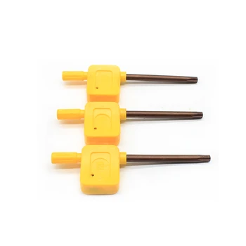 Geltona vėliava veržliarakčio T20 Priemonės Turėtojas Priedai standartinė Torx už CNC įrankių laikiklis Torx varžtą raktu