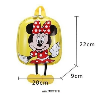Disney Vaikams krepšys mokyklos shell princesė kuprinė vaikų darželio animacinių filmų kuprinę, mergaitė, berniukas kuprinė Mickey Mouse
