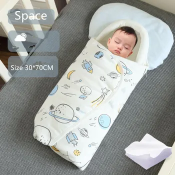 Nauji Kūdikių Antklodės miegmaišis Kūdikiams, Naujagimiams Suvystyti Wrap Paketas Miego antklodė Sleepsack Medvilnės Baby Sport Wrap