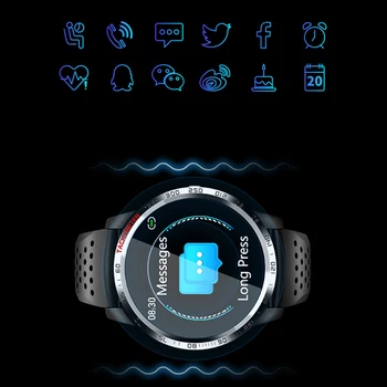 KaiHai EKG+HRV+SpO2 smartwatch Kraujo deguonies Sveikatos stebėti smart žiūrėti chronometras Širdies susitraukimų dažnio signalo Countdown 
