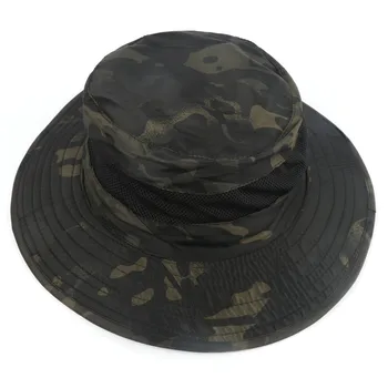 UPF50+ Vasaros Saulės Skrybėlę Vyrai Moterų Vandeniui Kibiro Kepurę Kvėpuojantis Akių Boonie Hat Lauko Sulankstomas Quickdry UV Apsauga