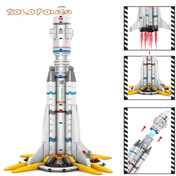 Kosmoso Nuotykių Suderinama Legoinglys Erdvėlaivis Raketų Paleidimo Kosminio Laivo Stotis Shuttle 