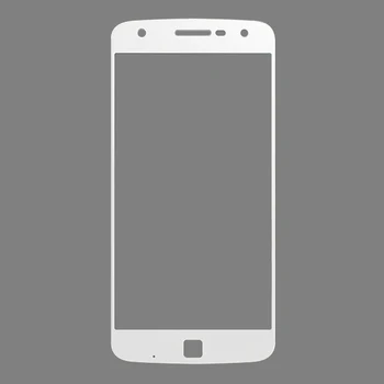 LOVAIN 10vnt/Daug Juoda-Balta Motorola Moto Z Žaisti Droid Priekinis Stiklas 5.5
