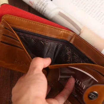 Derliaus Prekės vyriškos piniginės kokybės garantija kortelės turėtojas hasp vyras rankinėje mados trumpas piniginė vyriška