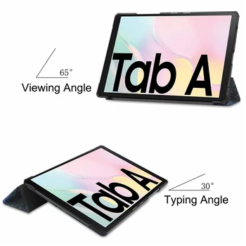 Case for Samsung Galaxy Tab A7 10.4 SM-T500/T505 Tablet Lankstymo Folio Stand Dangtelis skirtas Samsung Galaxy Tab A7 10.4 2020 Funda Atveju