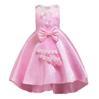2019 Bamblys Mergina Drabužius Šalis, Vestuvių Suknelė, Elegantiškas Kostiumas Vaikams Suknelės Mergaitėms Kalėdų Drabužiai Princesė Dress 3-12 Metų
