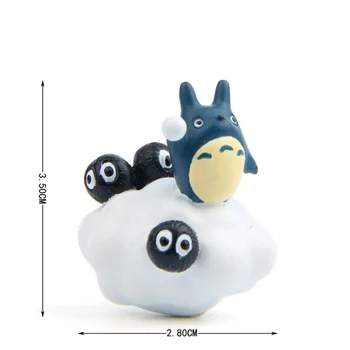 4pcs/daug Keistokas Debesys Totoro Veiksmų Skaičiai Naujas Mano Kaimynas Pvc Totoro Duomenys Žaislai, Dovanos Vaikams