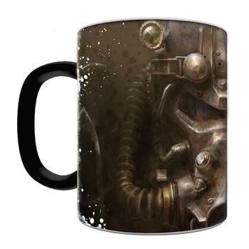 Vaizdo Žaidimas Fallout 4 Kavos Puodelis Spalva Keičiasi Keramikos Kūrybinis 350ml Taurės Jautrus Magic 