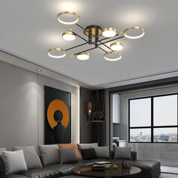 Modernus minimalistinis Šiaurės kambarį lempos kūrybos šviesa prabanga lubų lempa namų atmosferos kambarį liustra