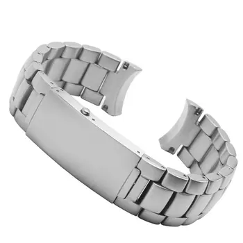 Kokybės Nerūdijančio plieno watchband sidabrinė apyrankė Pakeitimo metalo dirželis Seamaster 007 serijos laikrodžių priedai