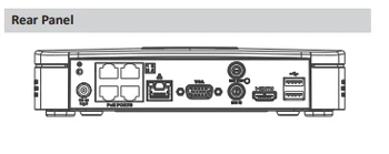Dahua su Logotipu, NVR NVR4104-P-4KS2 NVR4108-P-4KS2 4k aukštos raiškos 4ch 8ch Smart 1U 4 PoE prievadų H. 265 Tinklo Vaizdo įrašymo