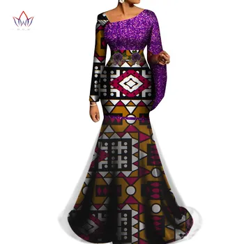 2021 Afrikos Tradicinės Dėvėti Moterims Blizgučiais Ilgas, maxi Suknelė Dashiki Afrikos drabužiai moterims, šalies ponios drabužiai WY6570