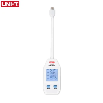 VIENETAS USB Testeris Digital Voltmeter Ammeter Dabartinių Pajėgumų Metrų Gydytoją Mobilephone Tablet Galios UT658A UT658C UT658D