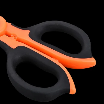 Mini Daugiafunkcinis vielos žirklės gumos rankenos elektrinės žirklės kabelio žirklės rankiniai įrankiai su žirklėmis padengti popieriaus, kabeliai