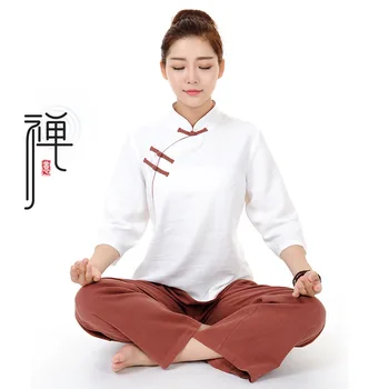 Naujas Kinijos Kung Fu Kostiumas Chi Drabužių Medvilnės Kovos Meno Vienodas wushu taiji drabužių Taijiquan praktikos rinkiniai