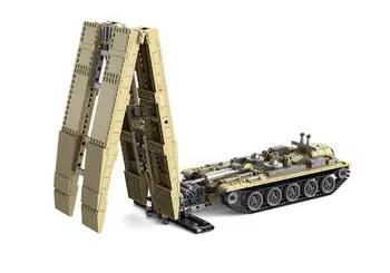KAZI 10006 WW2 Karinės Serijos Tipas 84 Tiltas Bakas Modelio Blokai Nustatyti Classic SS Kūrėjas Švietimo Žaislai Vaikams