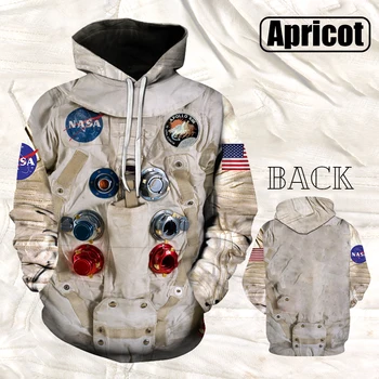 Cool Aukštos Kokybės 3D Spausdinimo Astronautas kosmonauto kostiumas Hoodie Vaikų, Vyrų, Moterų Unisex Cosplay Astronautas kosmonauto kostiumas Palaidinukė