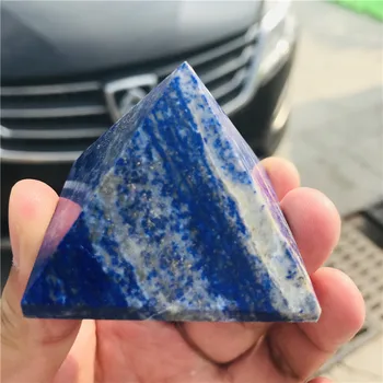 40-50mm natūralus, lazuritas akmuo, kvarco kristalo piramidės gydymo reiki Chakra Energijos Bokštas Namų Puošyba