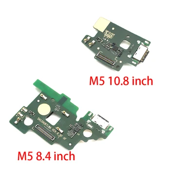 Originalus Naujas USB Įkroviklis Įkrovimo Dokas Port Jungtis, Flex Kabelis Huawei MediaPad M5 8.4 colių & 10.8 colių USB Keitiklis valdyba