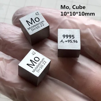 7pcs/set 10mm Elementas Kubo Vario Cinko Titano, Molibdeno Nikelio, Aliuminio, Chromo