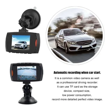 Skatinti aukštos kokybės Automobilių DVR G30L Automobilio Kamera, Diktofonas Brūkšnys Cam G-jutiklis IR Night Vision