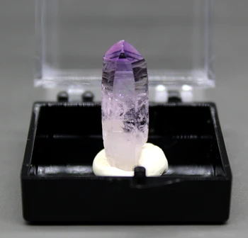 Natūralus Retas Cruz ametistas mineralinių pavyzdys monokristalo akmens ir Kvarco kristalų Kristalų Sankaupos dėžutės dydis 3.4 cm