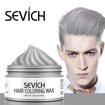 Sevich Optikos Produktai, Plaukų Spalva, Vaškas, Dažų, Vieną kartą Molding Paste 8 Spalvos Plaukų Dažų, Vaško Unisex strong hold plaukų spalvos kremas