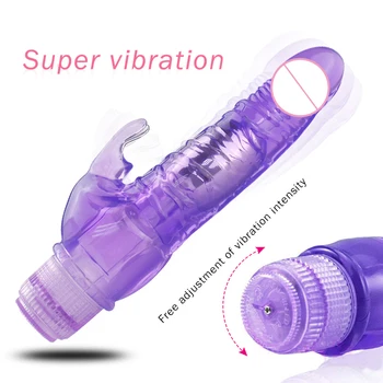 Crystal Stiprus G Spot Vibratorius Didelis Vibratorių Pūlingas Clit Makšties Stimuliavimas Massager Moterų Masturbacija Erotinis Sekso Žaislai Moterims