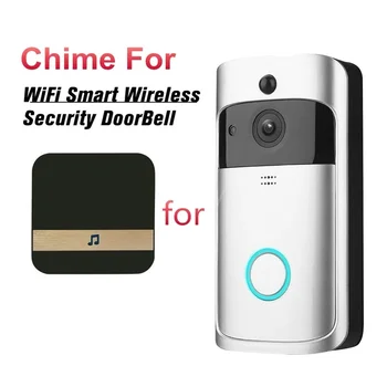 1pcs Doorbell Imtuvas JAV ,Eu Plug Plug-In Varpelių Smart Doorbell Imtuvas Pažangaus Belaidžio ryšio Vaizdo Doorbell Saugumo DoorBell
