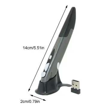 2.4 g Bevielio Kompiuterių Stylus Pelės Pen Kūrybos Vertikalus Tablet PC Nešiojamas Pen