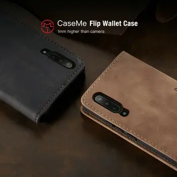 CaseMe Magnetinio Telefono Dėklas Samsung Galaxy A70 Retro Apversti Piniginės Odinis Dėklas, Skirtas Samsung A70 Padengti Prabanga 360 Visiškai Apsaugoti