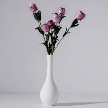 Originalumas vaza apdailos namų Šiuolaikinės šlifuoti keraminės vazos Stalo keramikos vaza, namų dekoravimo reikmenys, Mėlyna juoda juoda