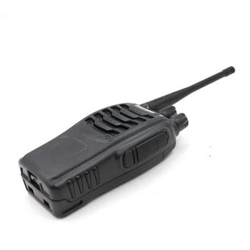 4pcs Baofeng BF-888S walkie talkie Juoda 5W 5KM UHF 400-470MHZ 16 Kanalų Kišeninis Nešiojamas Kumpis Radijo Du Būdu Radijo Stotis