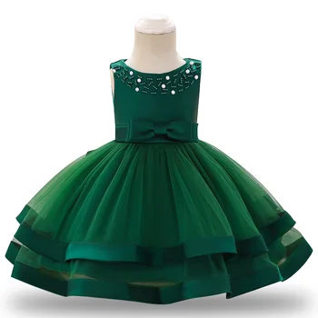Naujųjų Metų Baby Girl Dress 0-24M 1 Metų Kūdikių Mergaitės Gimtadienio Suknelės kūdikiams Nėrinių Vestido gimtadienio vakarėlio princesė suknelė