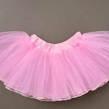 Vaikų šokių drabužių mergaičių šokio kostiumai praktikos drabužių, kostiumų, mados elegantiškas pusė ilgio sijonas ballerina purus sijonas