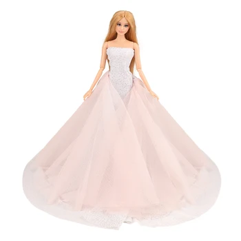 Mados Rankų darbo Specialios Konstrukcijos Lėlės Priedai Vaikams, Žaislai Šalis Vestuvių Suknelė Objektų Barbie Padažu 