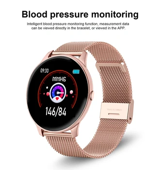 LIGE Naujas Mados Smart Watch Moterų, Vyrų Sporto Daugiafunkcinis Širdies ritmas, Kraujo Spaudimas IP67 atsparus Vandeniui Spalvotas Ekranas Smartwatch