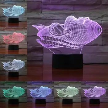 Automobilių 3D Automobilio Modelio Lempa, LED Miega Naktį lankstaus Nuotolinio Lamparas Berniukai Dovana, Miegamojo, Stalo, Šalia Dekoro Fantastika