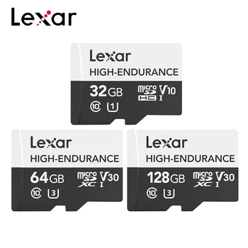 Lexar Didelės Ištvermės Atminties Kortele 128 GB 64GB SDXC U3 V30 C10 SDHC 32GB Max 100MB/s Transflash 