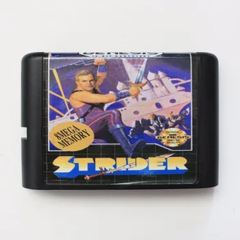 Strider Hiryu 16 bitų MD Žaidimo Kortelės Sega Mega Drive Genesis