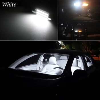 KAMMURI 8Pcs Ne Klaida Canbus Baltas LED Automobilio Salono Lemputes Paketo Komplektas 2009-2017 2018 2020 