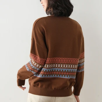 Juodas džemperis moterims derliaus žiemą šiltas megztinis stilingas rudenį ponios prarasti striukė viršūnes ilgomis rankovėmis moteriška trumpas laisvalaikio megztiniai