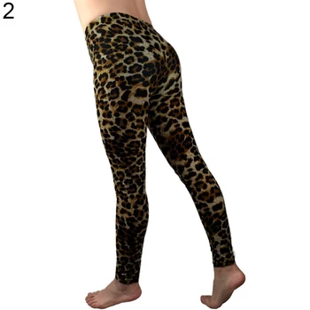 Moteris Kelnės Kelnės vientisos Spalvos/Leopard Tampri Elastinga Juosmens Liesas Pieštuku Kelnes Poilsiu Moterų Ilgas Kelnes pantalones de mujer