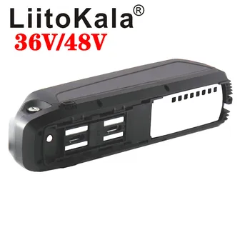 LiitoKala 36V 48V 10Ah 12Ah 15Ah 20Ah Elektrinių Dviračių Baterijos Hailong 18650 Elementų Paketą Galingas Dviratis Ličio Baterija USB Prievadas
